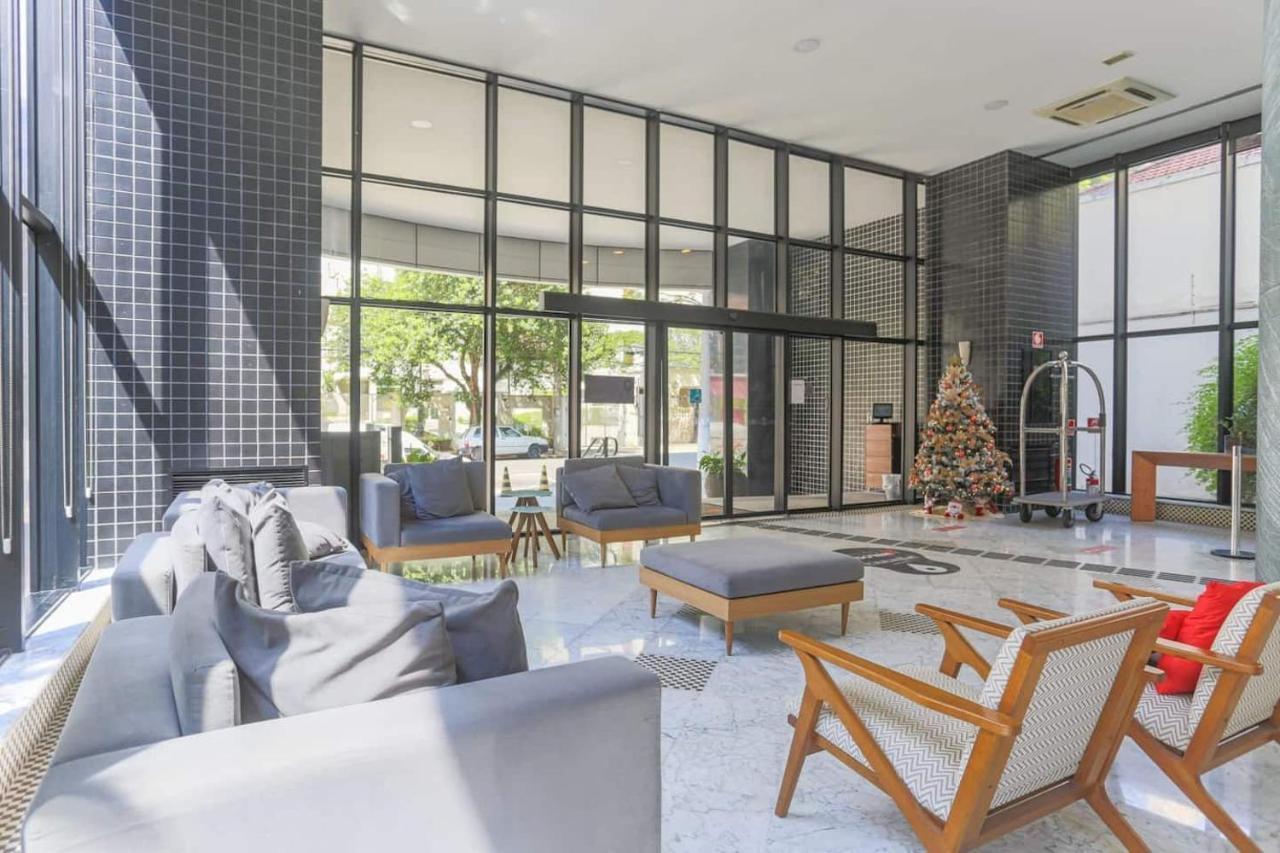 Elegant Flat Jardins - Garagem, Ar Cod, Hotell São Paulo Exteriör bild
